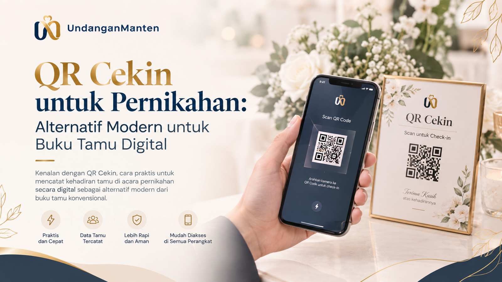 QR Cekin untuk Pernikahan: Alternatif Modern untuk Buku Tamu Digital
