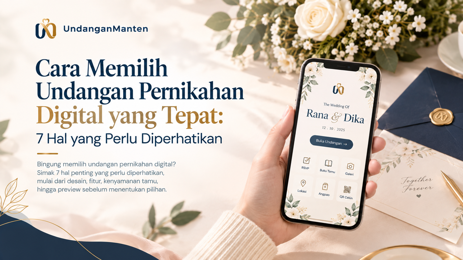 Cara Memilih Undangan Pernikahan Digital yang Tepat: 7 Hal yang Perlu Diperhatikan